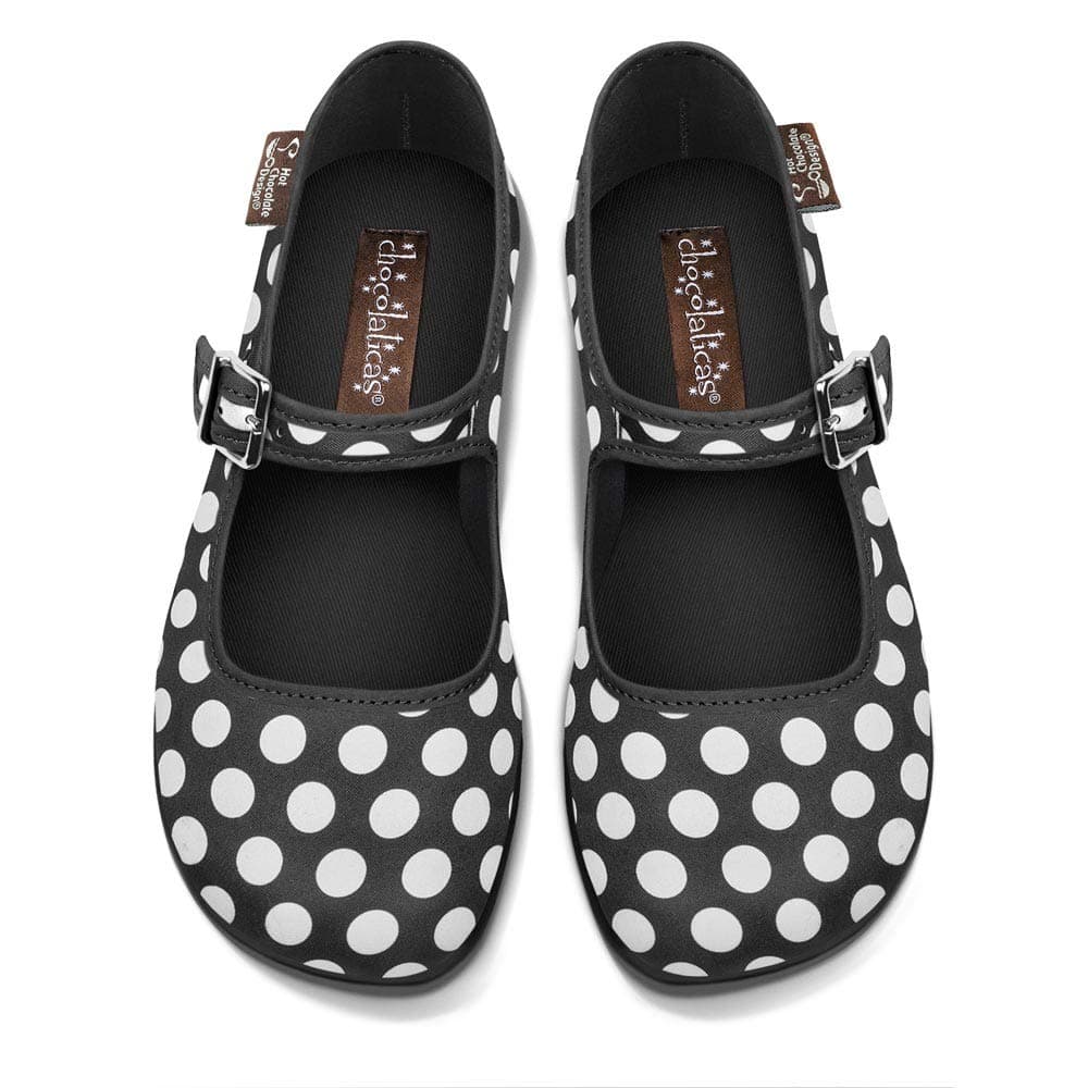 Hot Chocolate Design Chocolaticas Funky Canvas Women's Mary Jane Flat Shoes — view 85