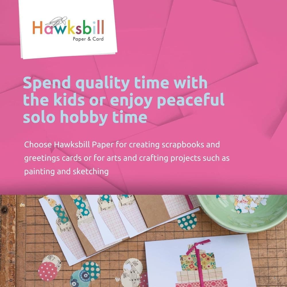Hawksbill A4 White Card 160Gsm-50 Pack A4 White Cardstock for Printing Card — view 3
