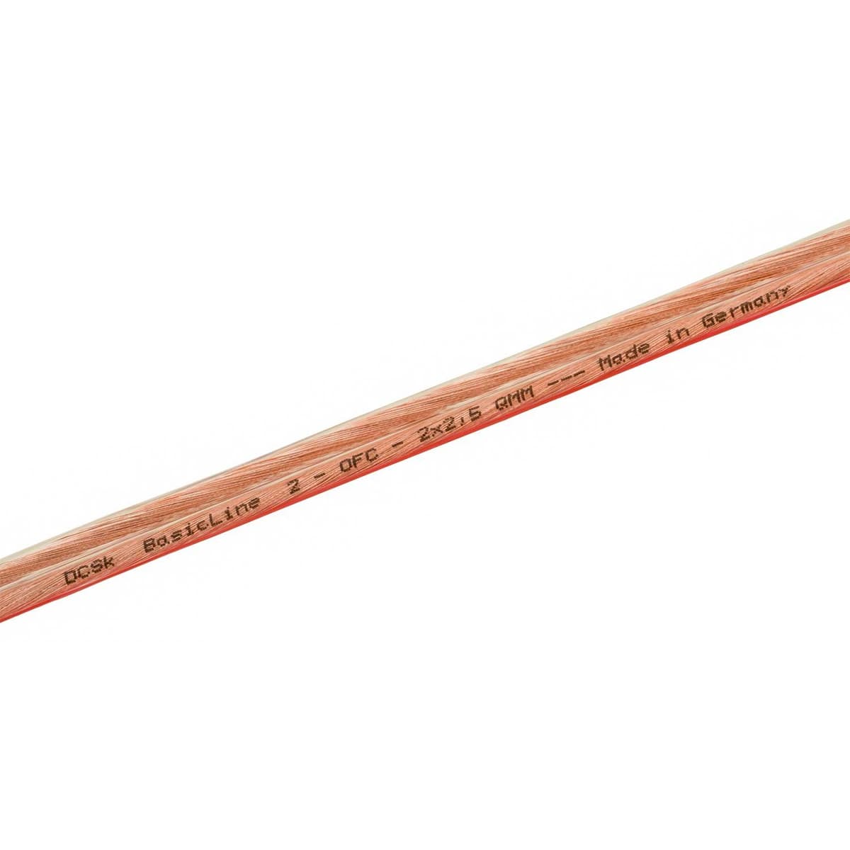DCSk – 10m - 2 x 2.5mm² - Cable para Altavoces – Cable OFC para Altavoces, Adecuado para Altavoces de Coche, Cobre Puro sin oxígeno 99.99%, Transparente — view 7