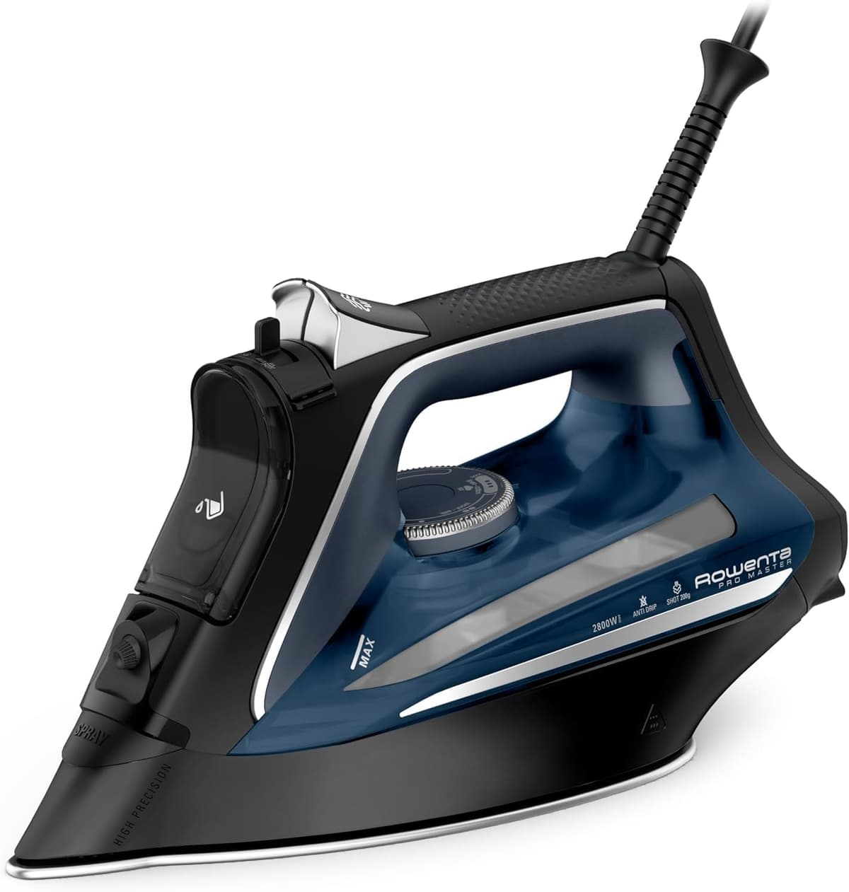 Rowenta Access Steam - Plancha vapor 2500 W, golpe 140 g/min y vapor continuo de 40g/min, suela Microsteam 300, punta precisa, sistema antical y protección antigoteo, azul, DW4301 — view 3