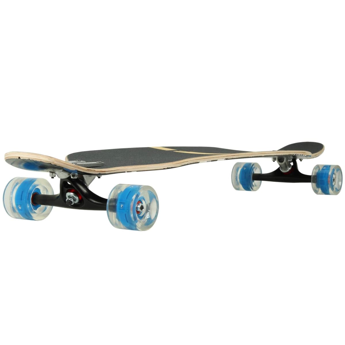 FunTomia® Freerider Longboard monopatín - 107cm x 26cm - rodamientos Mach1® - Hecho con 9 Capas de Madera de Arce — view 4