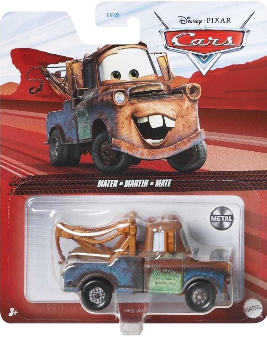 Mattel Selección Vehículos Racing Style | Disney Cars | Die Cast 1:55 Coche, DXV29N Cars 3 Single:Mater Hook — view 4