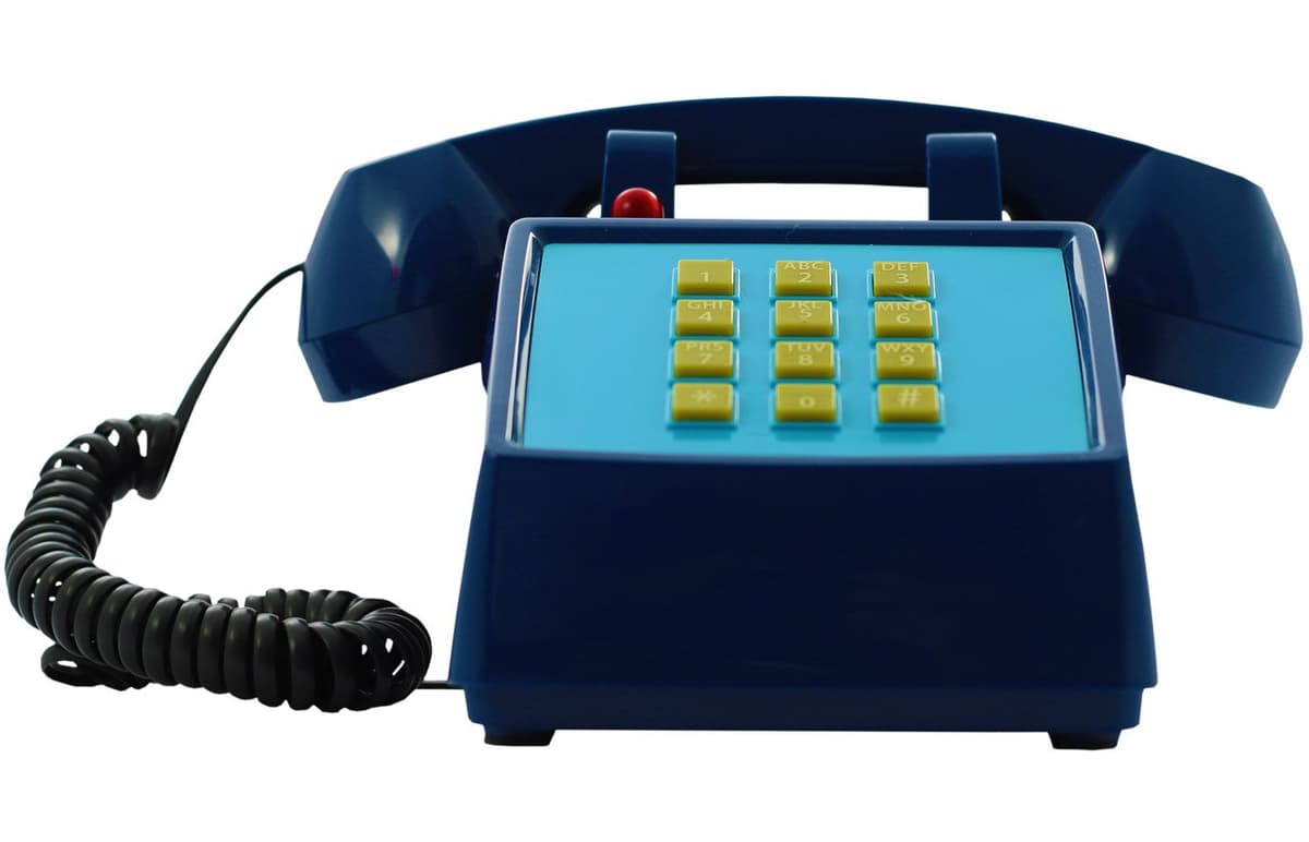 Opis PushMeFon Cable: Teléfonos Antiguos Vintage/Telefono Antiguo/TeléFono Antiguo/Teléfono Retro/Telefono Fijo Antiguo/Telefono Retro Vintage/Teléfono Fijo Antiguo Azul Oscuro — view 2