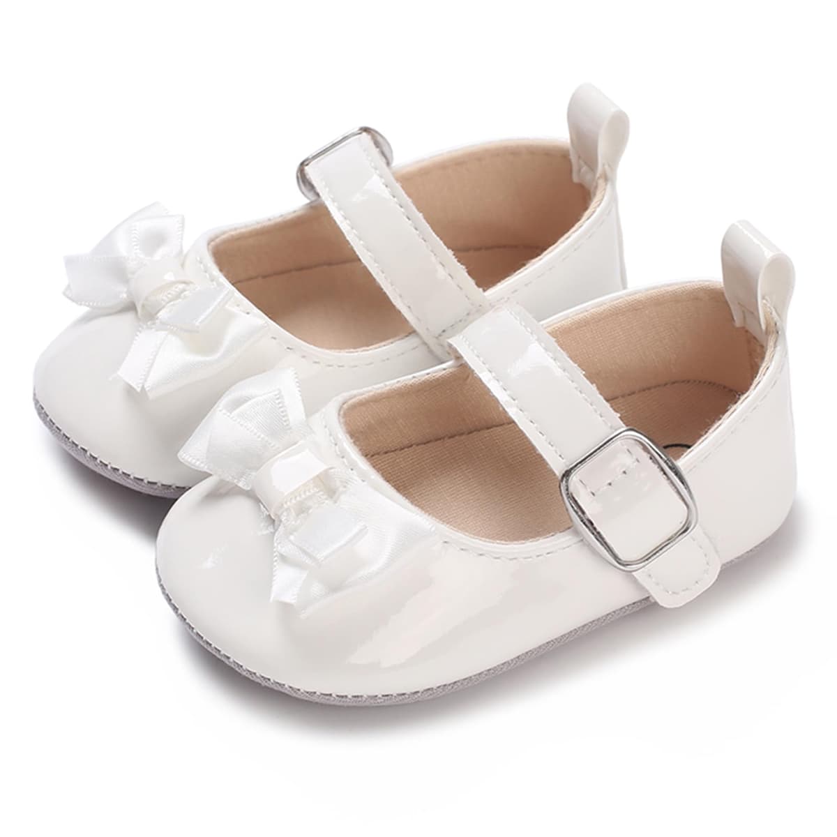 MASOCIO Baby Girl Shoes Mary Jane Infant Anti Slip First Walking Shoes — view 14