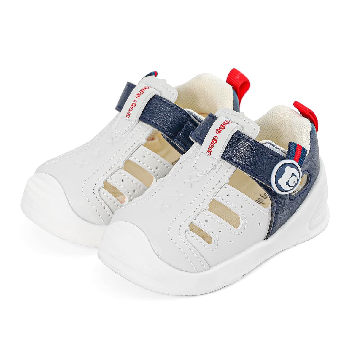 MK MATT KEELY Baby Boys Girls Sandals Toddlers Summer First Walking Shoes Kids Closed Toe Pre Walkers with Anti-Slip Rubber Sole