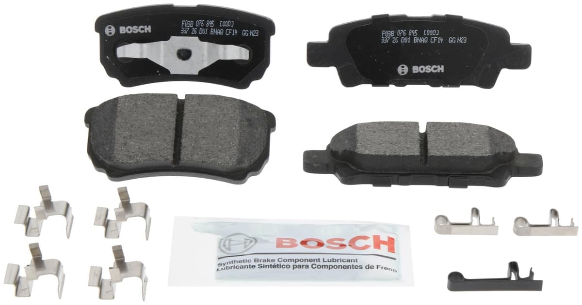 Bosch BC914 QuietCast Premium Ceramic Disc Brake Pad Set For: Acura ILX; Honda Accord, Civic, CR-V, Element, Fit, Front — view 271