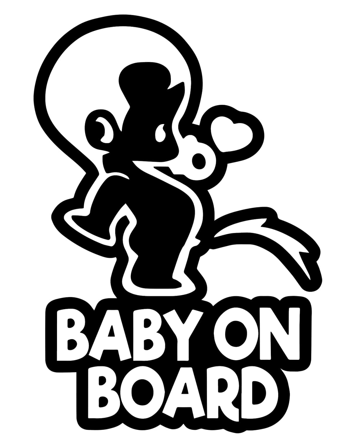 TOTOMO # ALI-020 Etiqueta adhesiva de bebé a bordo Signo de aviso de seguridad para autoventa - Seeling Baby Boy — view 17