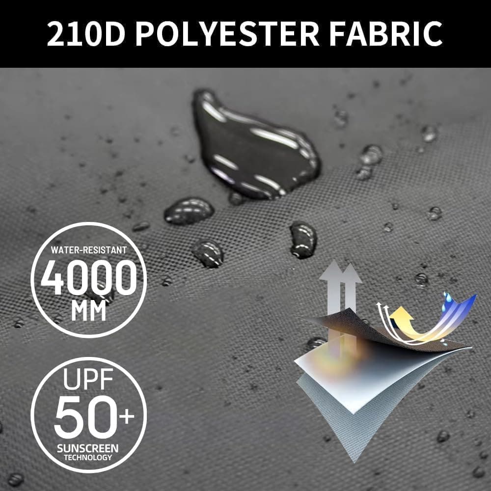 HoldOneLight Carpeta Impermeable para Bicicletas 210D Oxford PU4000, Refugio Portátil Exterior, Funda de Almacenamiento Multiusos para Bicicletas, Motos y Herramientas de Jardín — view 3