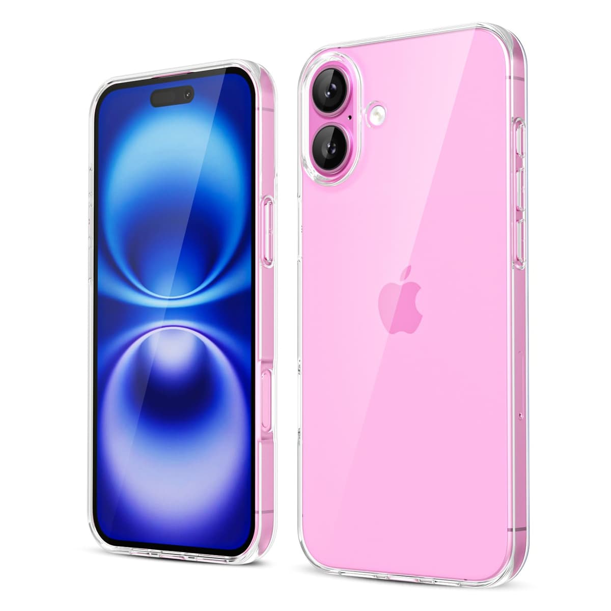oakxco for iPhone 17 Pro Max Phone Case Liquid Silicone, Cute Thin Slim Grip Soft Rubber Gel for Women Men, Smooth Matte TPU Plain Solid Color Girly Simple Case with Camera Cover, Light Pink — view 1049