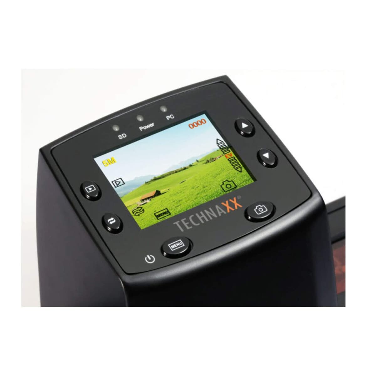 Technaxx Germany Slide Scanner Convierte películas negativas y diapositivas a digital JPEG Guarda en tarjeta SD-SDHC con pantalla TFT No requiere ordenador/software DS-02 — view 4