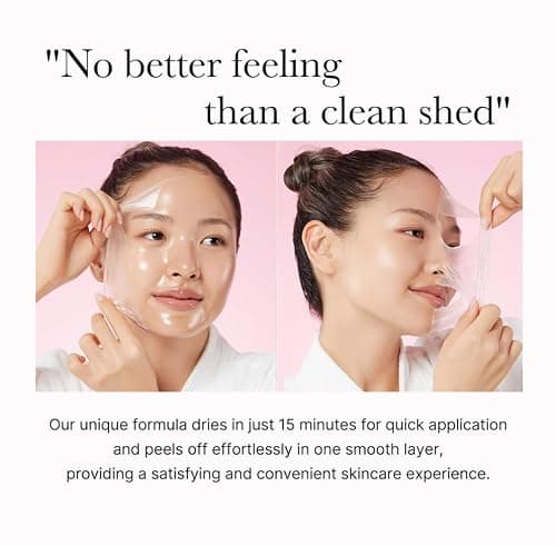 medicube Wrapping Mask Collagen Overnight Peel Off Facial Mask | Elasticity & Hydration Care, Reduces Sagging & Dullness | Hydrolyzed Collagen For Glowing Skin | Korean Skin Care, 2.53 fl.oz — view 5