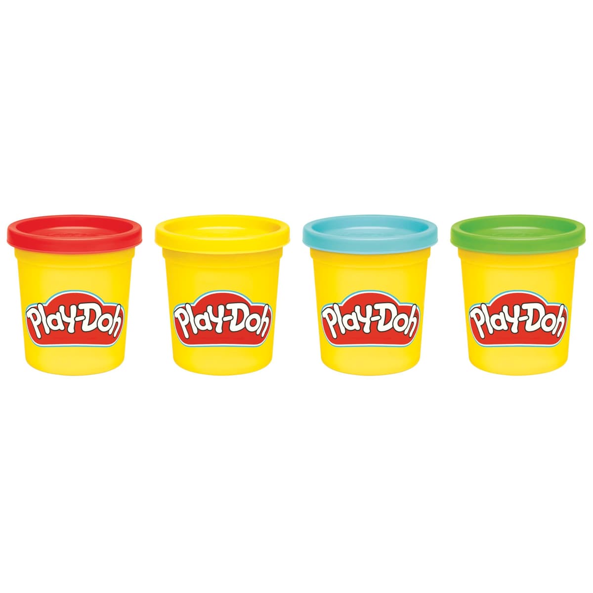 Play-Doh Pack de 4 Colores clásicos, Botes de 85 Gramos — view 2