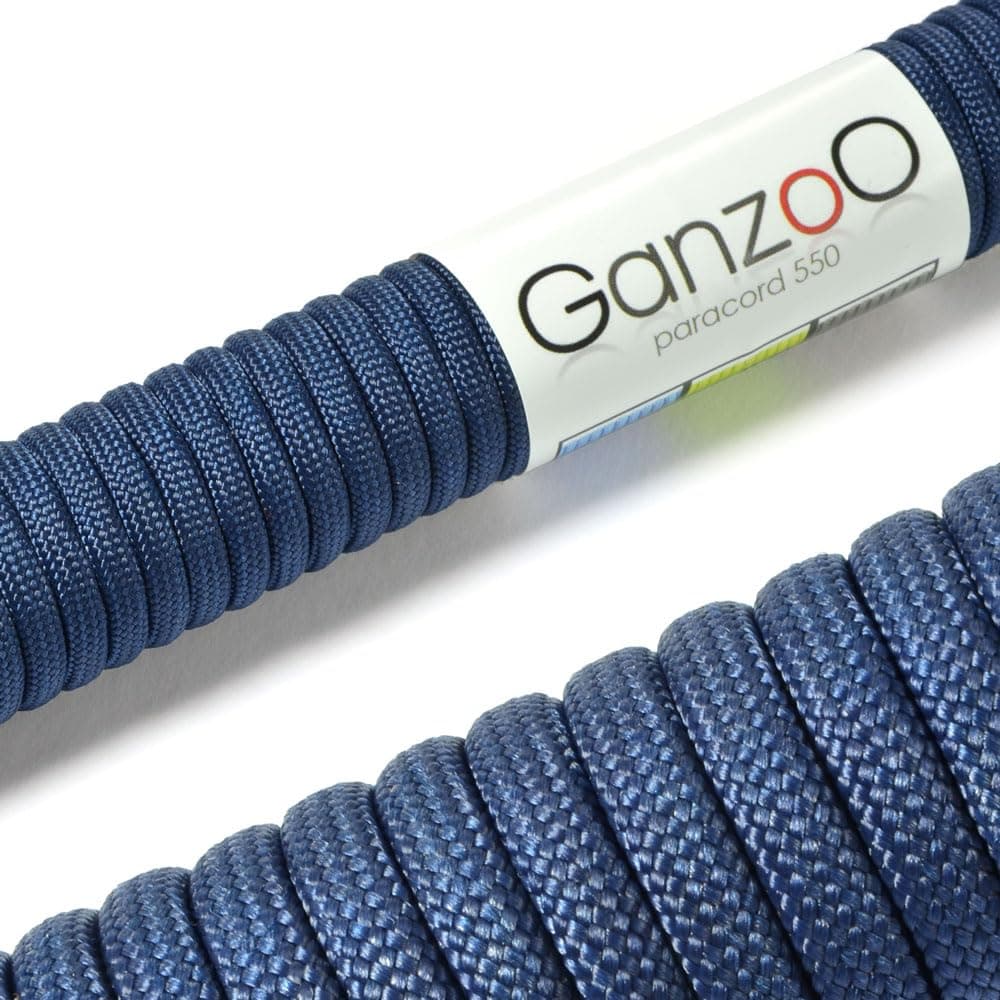 Ganzoo Paracord 550, Cuerda de 4 mm, 30 Metros, Poliéster, Tipo 3-7 Hilos Interiores, Correa de Perro Collar Pulsera, Camping Supervivencia y Cuerda Multiusos, Verde Oscuro — view 43