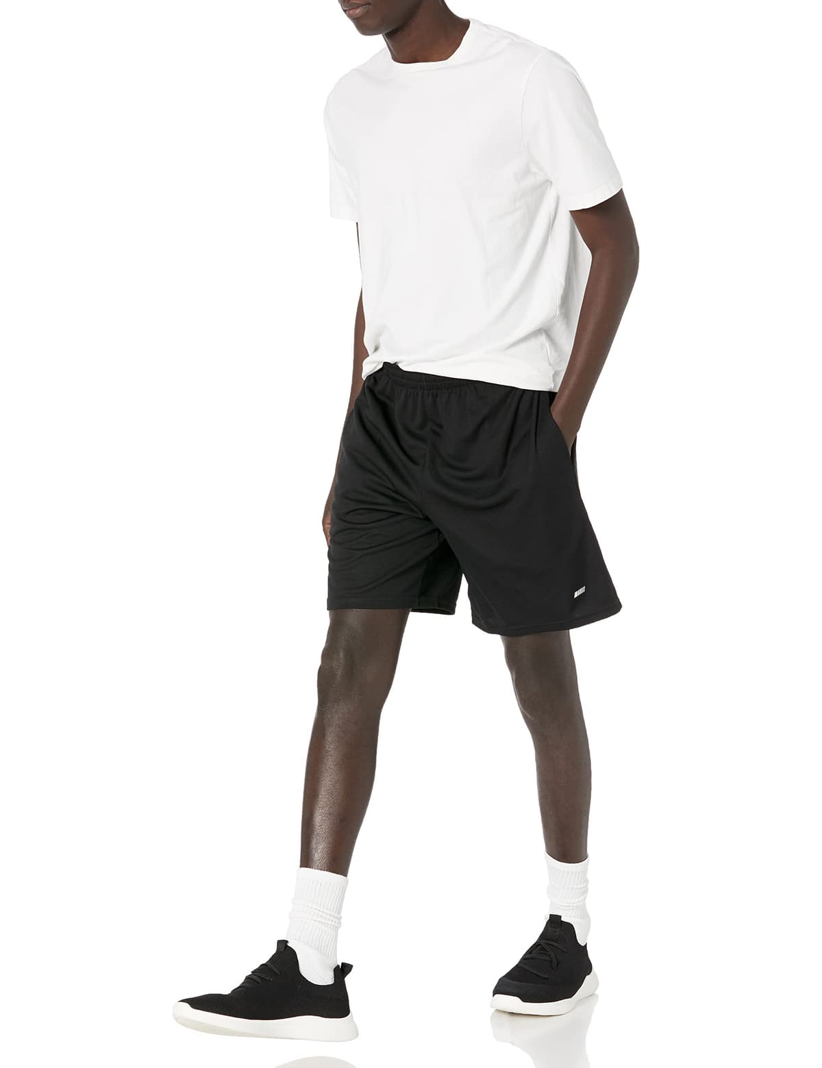 Amazon Essentials Pantalones Cortos de Entrenamiento de Corte Suelto de Alto Rendimiento para Gimnasio y Baloncesto Hombre, Pack de 2 — view 4