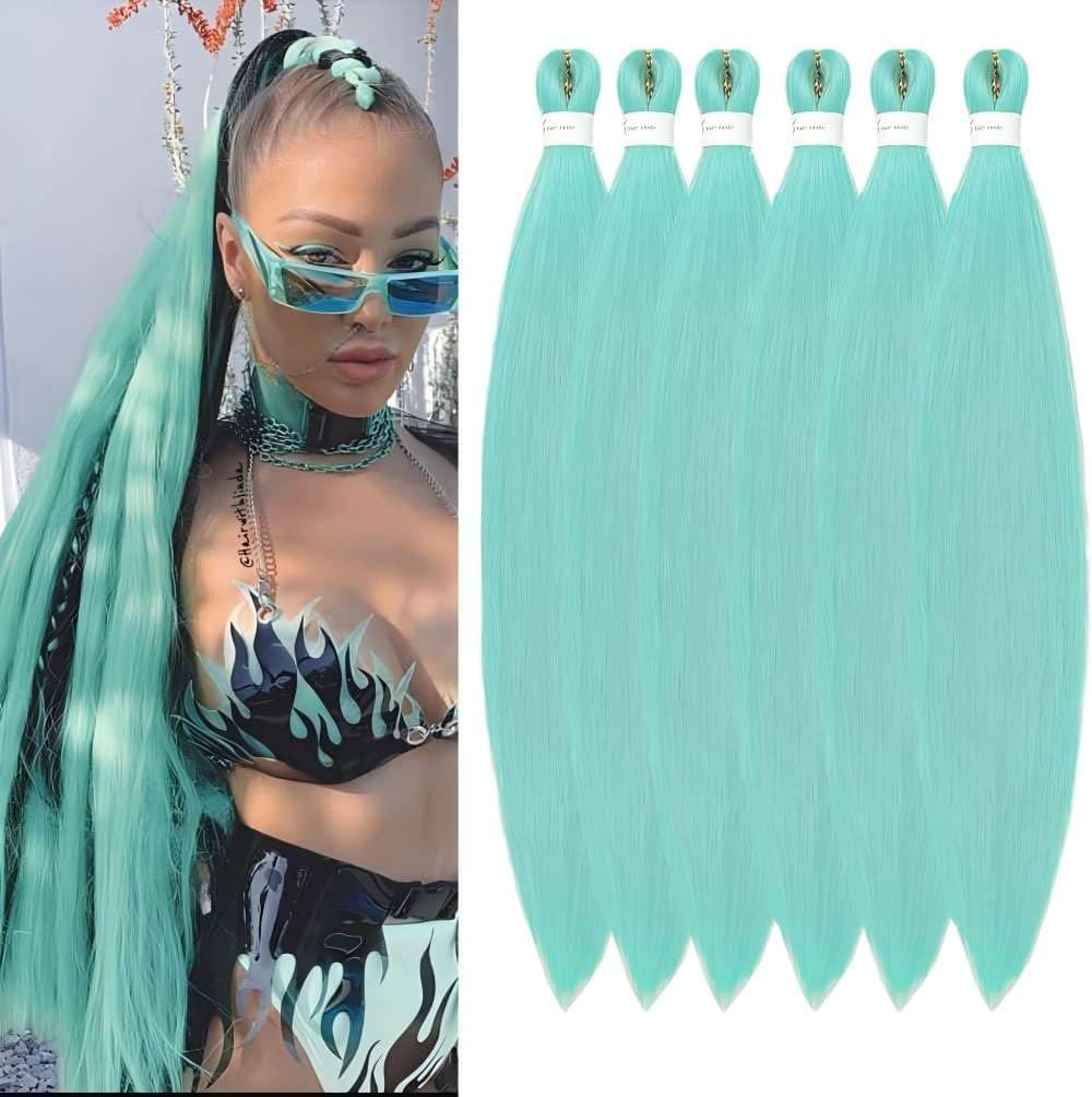 YDDM Capelli Per Treccine Africane Azul Extension Treccine Texture Yaki Easy Install per Principianti 26 Pollici 3 Pezzi Capelli Leggeri e Naturali per Box Braids, Twist e Crochet — view 62