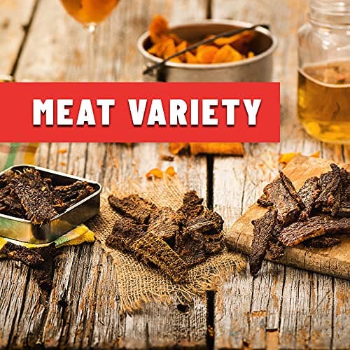 Carnivore Club Gift Box Jerky Pepperettes Sampler - Jerkygram Meat Snacks - Comes in Carnivore Club Themed Box - Great Gift For Men & Women - Birthday — view 2