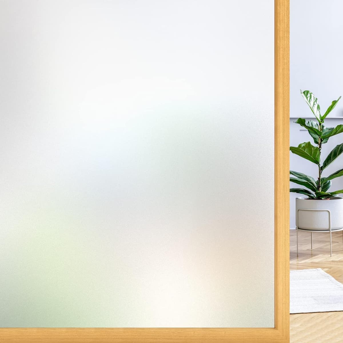 rabbitgoo Vinilos Espejo para Ventanas 44.5x200cm, Vinilo Espejo Unidireccional, Lámina Protector Solar Privacidad, Vinilo Ventana Deorativos Adhesiva Anti 85% Calor y 90% UV para Hogar Oficina — view 27