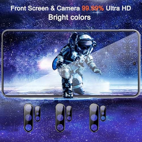 Ferilinso 3 Pack Screen Protector for Samsung Galaxy S26 Ultra, 9H Military-Grade Shatterproof Tempered Glass, Dust Removal Tray, Fingerprint Compatible, Case Friendly, with Camera Lens Protectors — view 5