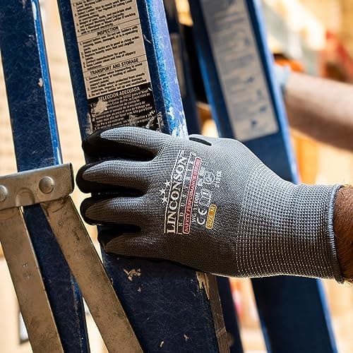 LINCONSON 12 Pack Safety Performance Series Construction Mechanics Work Gloves — view 3