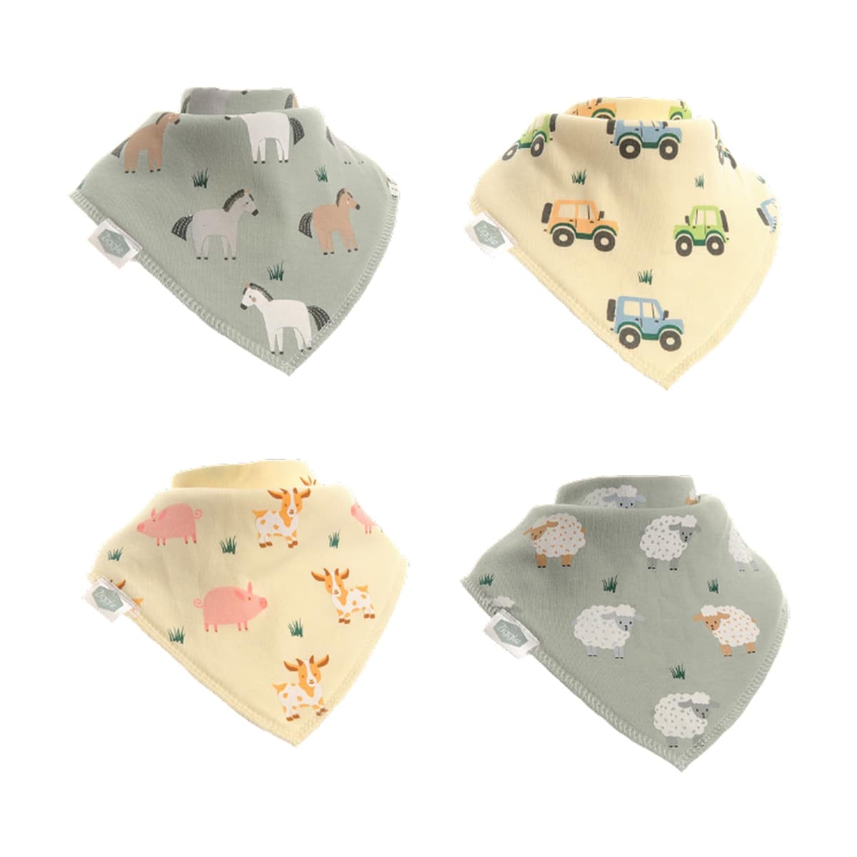 Bandana Dribble Bibs - Cotton Front Baby Bibs Newborn to 24 Months - Newborn Baby Gifts - Bibs For Comfortable Kids — view 16