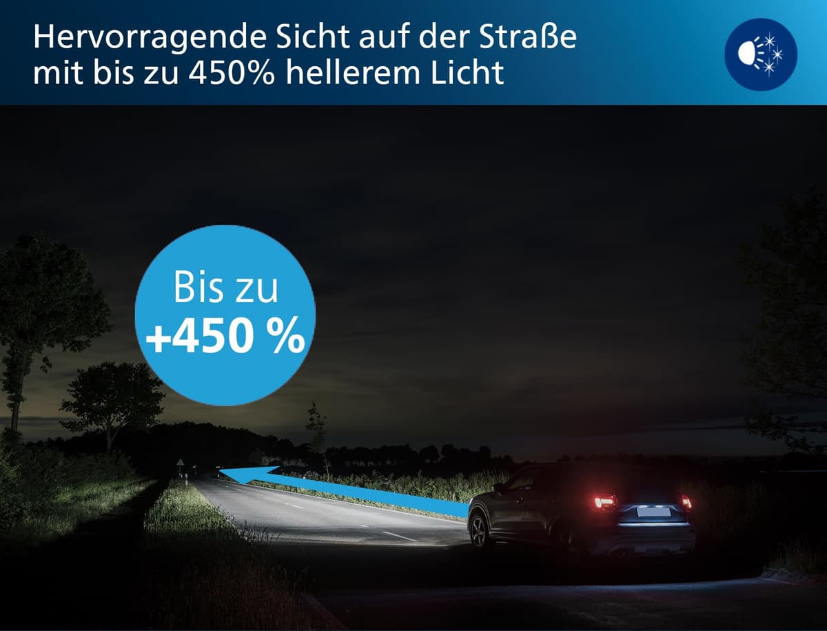 Philips Ultinon Pro6000 Boost gen3 Direct-fit H4-LED, lámpara de faro con homologación para carretera*, +450% de luz más brillante** — view 5