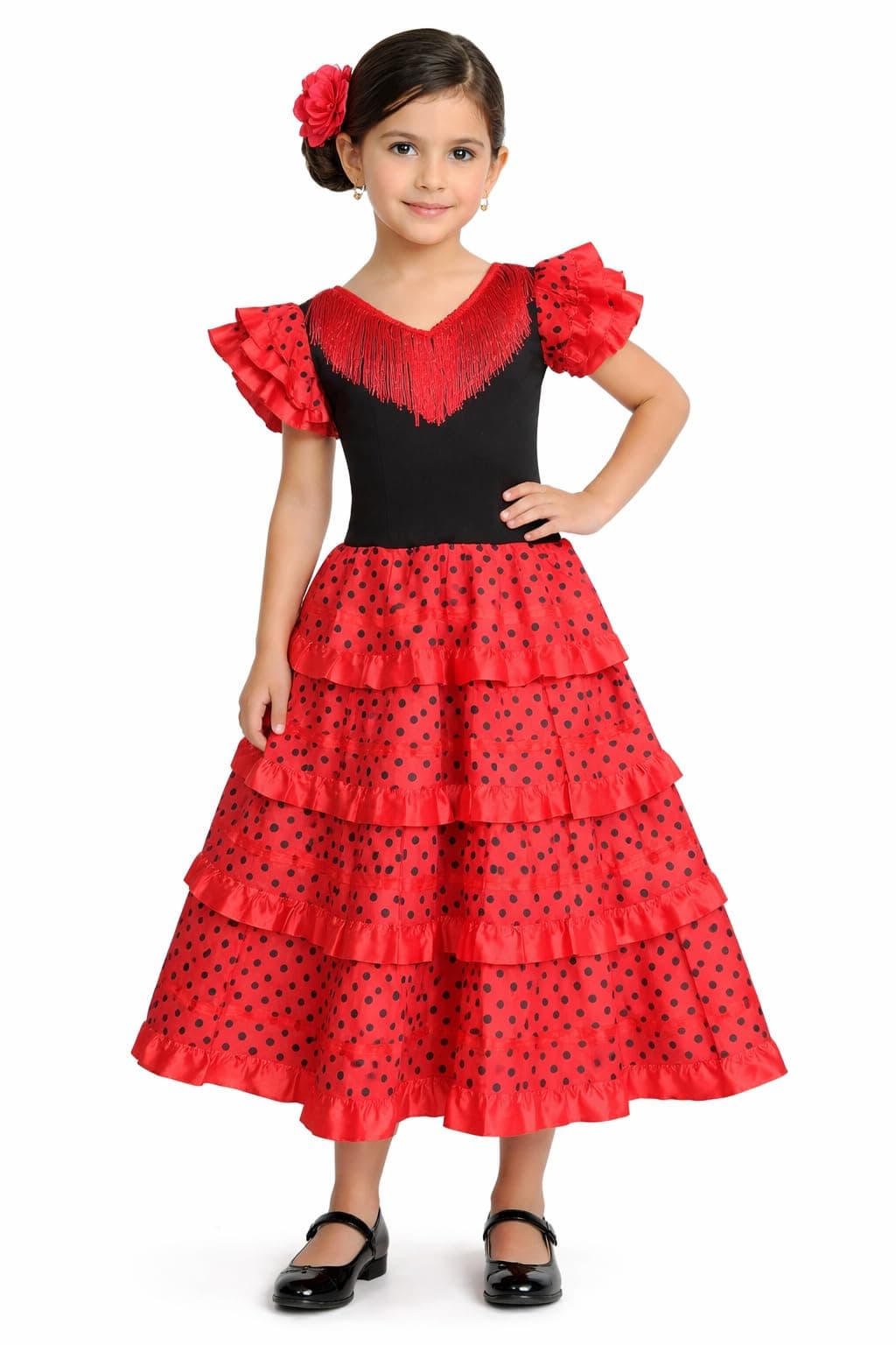 AMARU SANCHESU Vestido Infantil de Flamenco o sevillanas — view 3