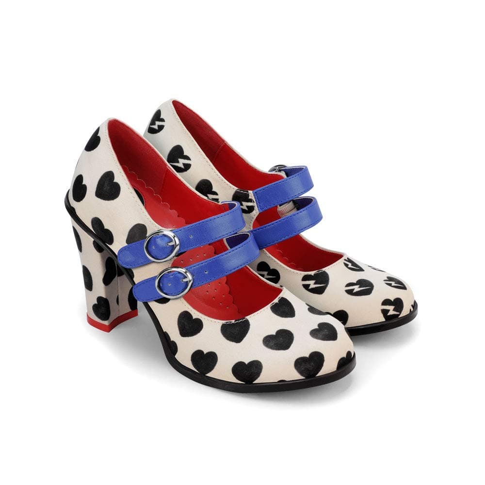 Hot Chocolate Design Chocolaticas Funky Canvas Women's Mary Jane Flat Shoes — view 16