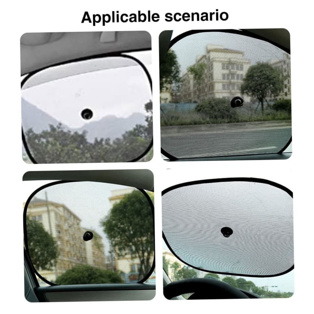 Obelunrp Tazas de succión, 10 Piezas de 4,5 cm de Vidrio pequeñas Tazas de succión con Anillo de tirón, Tazas de succión de Ventana del automóvil, Almohadillas de Sucker para Visor automotriz (Negro) — view 3