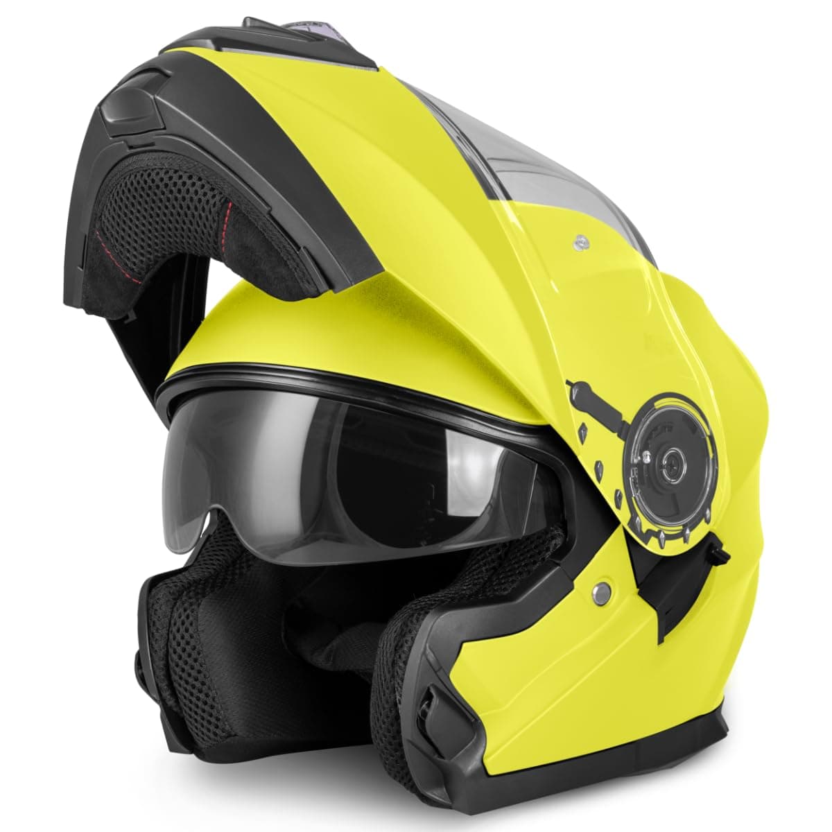 VINZ Busan Casco Modular con Visera Solar | Casco Moto & Scooter & Ciclomotor | ECE 22.06 Homologado | En Tamaño XS - XXL | para Hombre y Mujer — view 8
