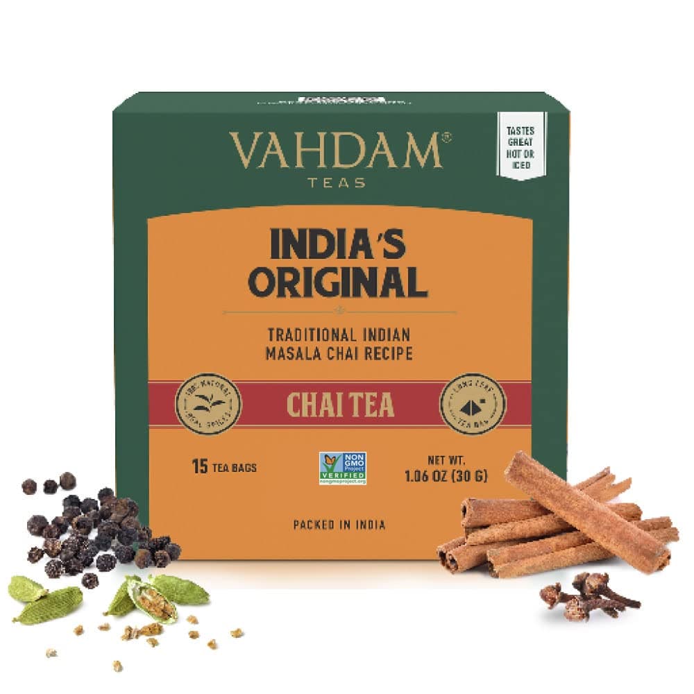 VAHDAM, Himalayan Té Verde (100 Piramidales Bolsitas De Té) 100% Pura Y Natural | Envasado Fresco En La India | Caliente, Frío O Como Kombucha — view 30