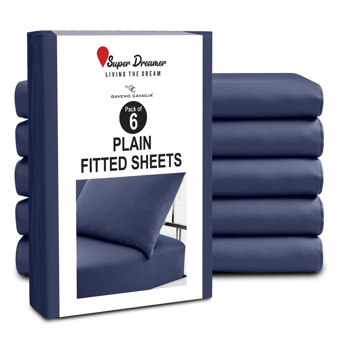 GC GAVENO CAVAILIA Fitted Sheet Single Bed (91 x 190cm) - Grey Bedding Sheets - Plain Dyed Microfiber Bed Sheets Single - (10 inch) 25cm Deep Pocket Bottom Sheet - Easycare - Wrinkle & Fade Resistant — view 39