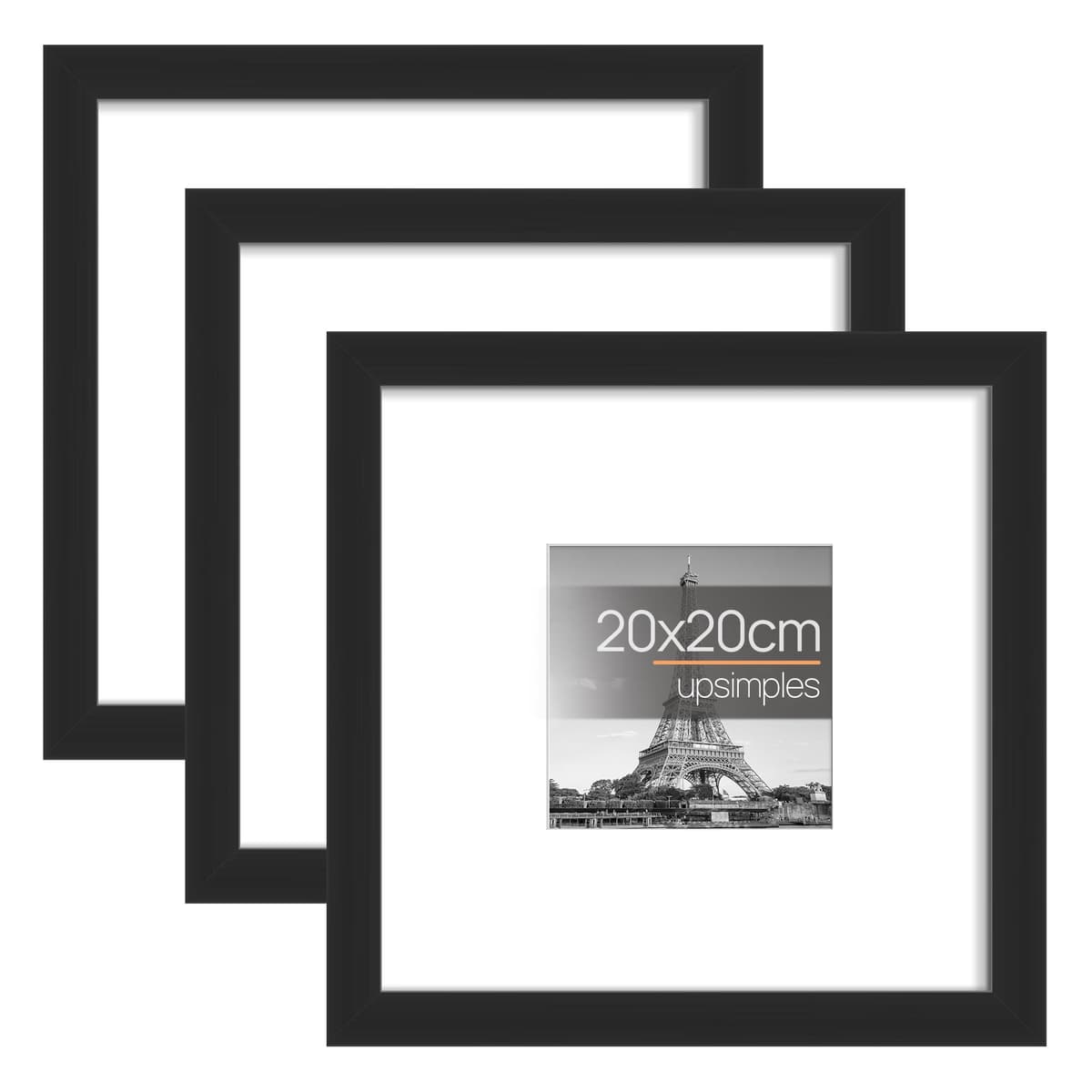 upsimples Marco A3 cm, Paquete de 3 Marcos de Fotos Para Colgar en la Pared 29.7x42 cm Negro, para Título Universitario, Poster, Puzzle — view 27