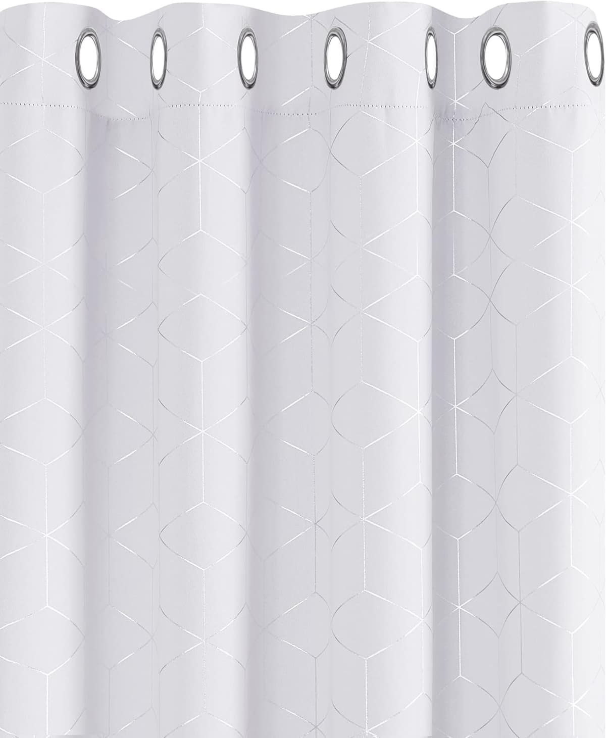 Deconovo Blackout Curtains, Modern Sky Blue Curtains for Living Room, Thermal Curtains, Ring Top Curtains, Noise Isolating, 46" W x 72" H, Set of 2 — view 20