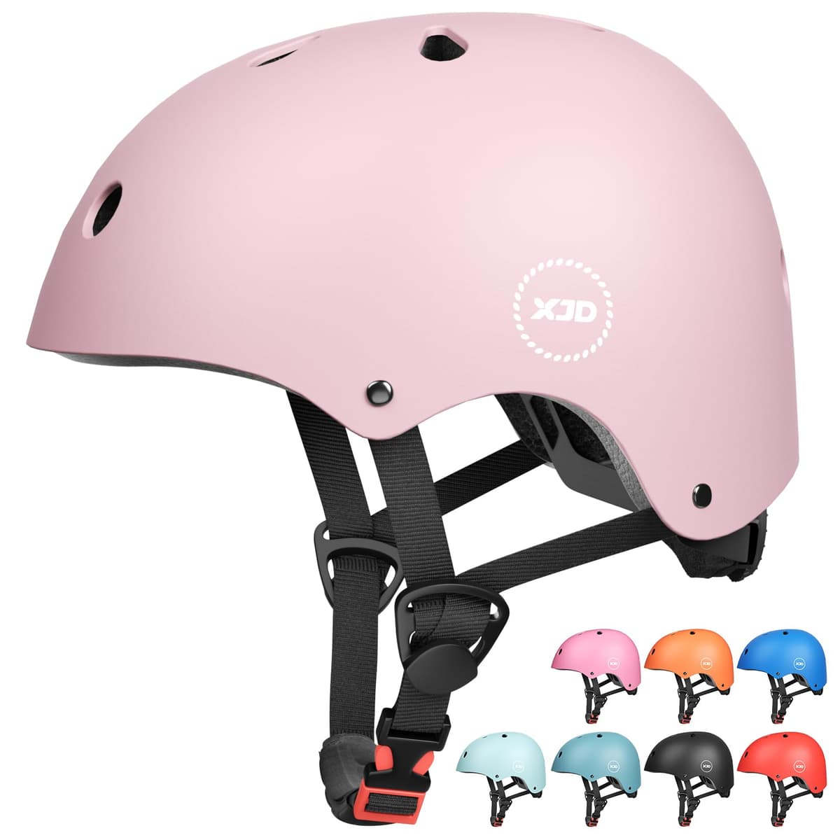 XJD Casco de Ciclismo para Niños Ajustable Casco Bicicleta Niño Casco Infantil Patinete Rollerskate de 3 a 14 Años Protecciones para Múltiples Deportes — view 9