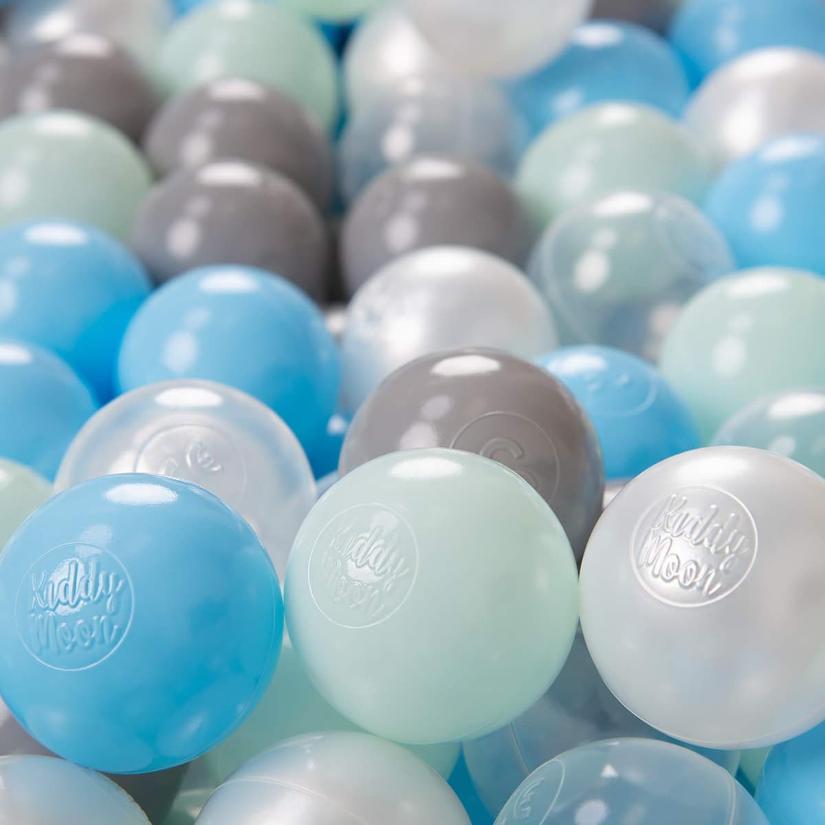 KiddyMoon Bolas Colores para Piscina Plástico ∅ 6Cm Niños Infantil Fabricado UE — view 9