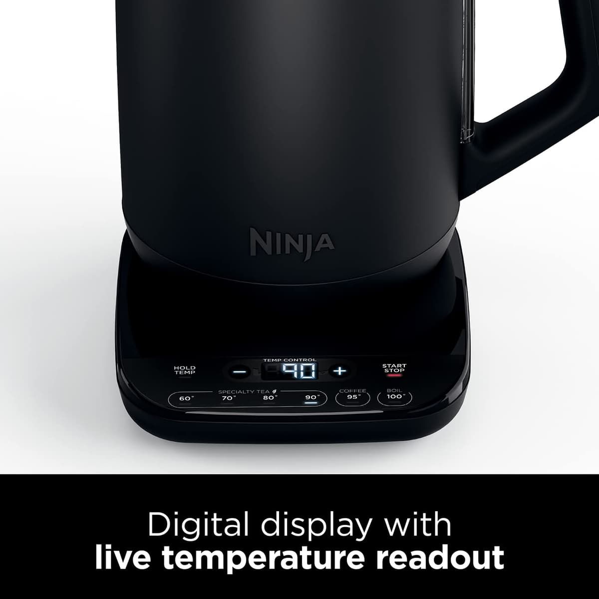 Ninja Perfect Temperature KT200UK Kettle with Temperature Selector - Matte Black — view 5