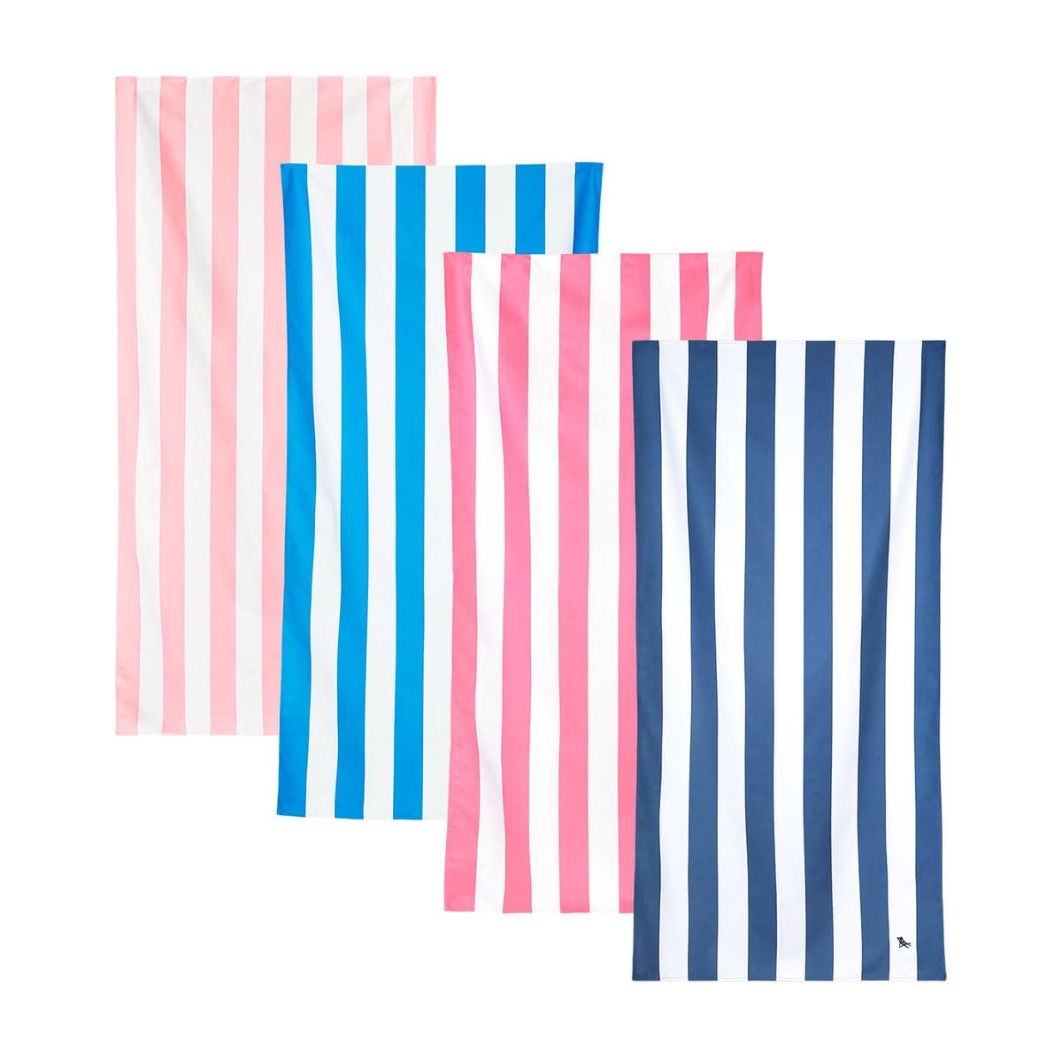 Dock & Bay Beach Towel - Quick Dry, Sand Free - Compact, Lightweight - 100% Recycled - Includes Bag - Cabana - Whitsunday Blue - Large (160x90cm, 63x35) — view 50