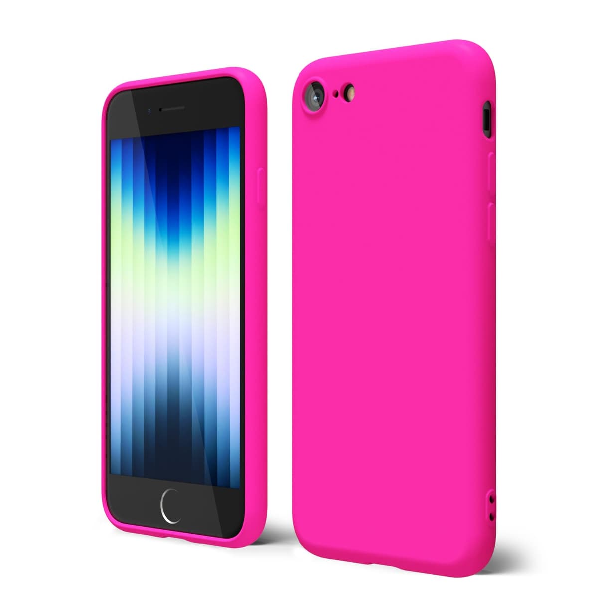 oakxco for iPhone 17 Pro Max Phone Case Liquid Silicone, Cute Thin Slim Grip Soft Rubber Gel for Women Men, Smooth Matte TPU Plain Solid Color Girly Simple Case with Camera Cover, Light Pink — view 401