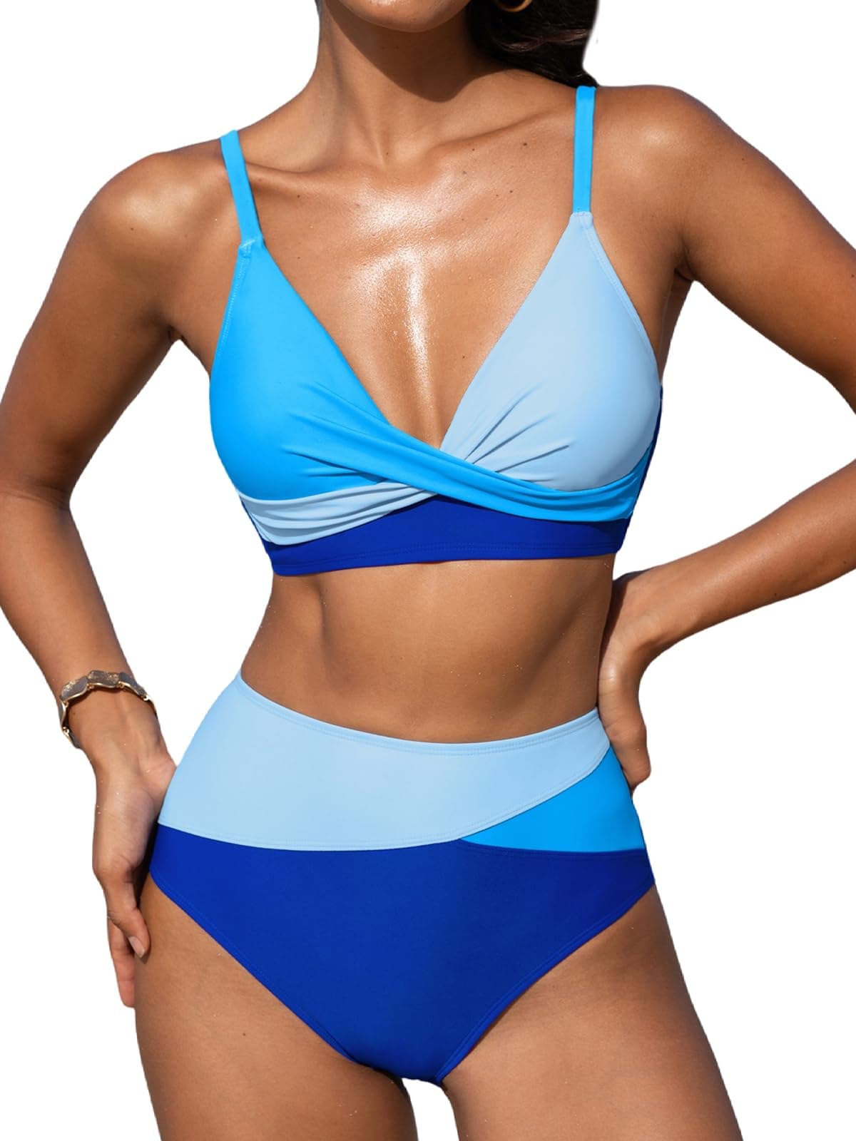 CUPSHE Mujer Traje De Baño Push up Sujetador Acolchado Bikini — view 21