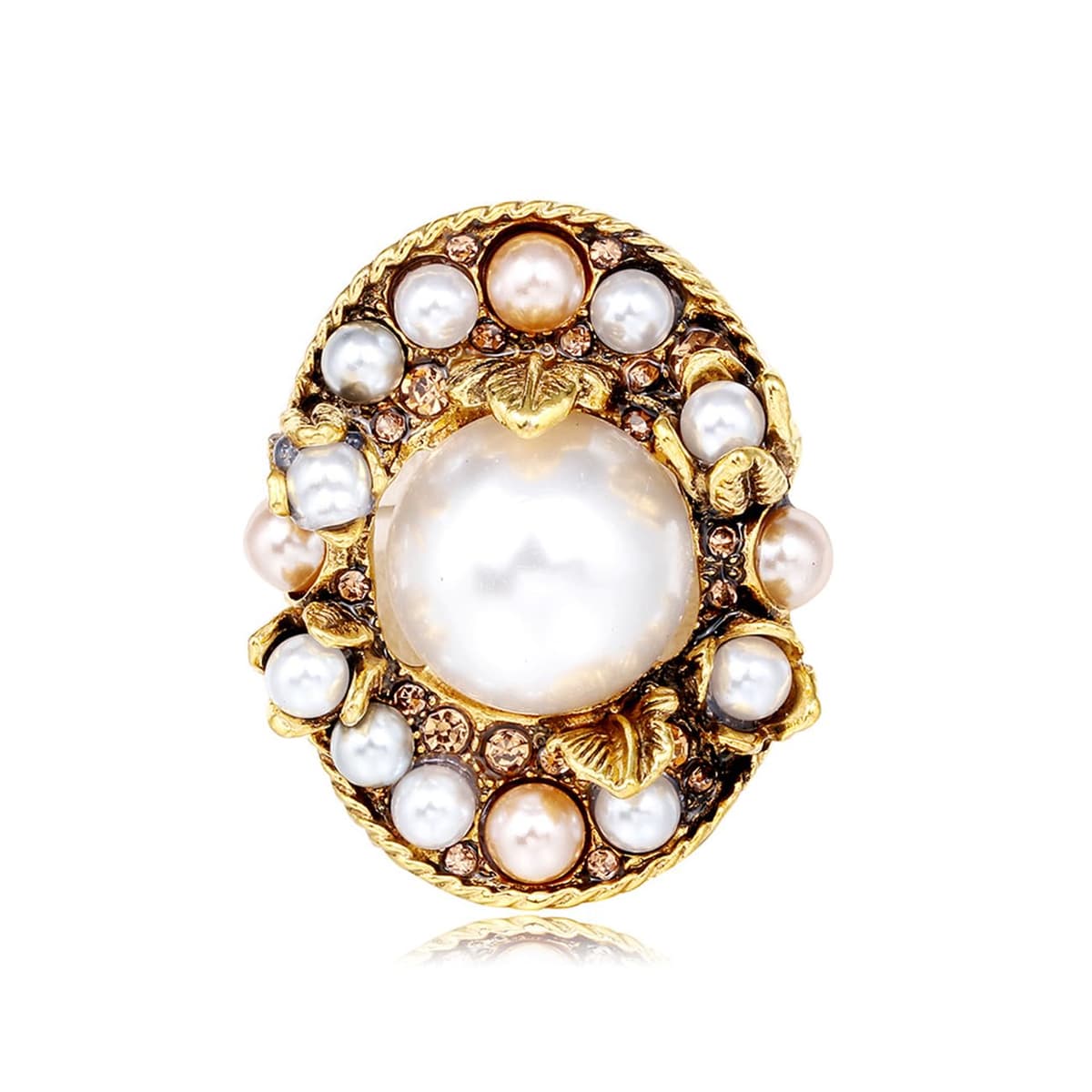 FAIRYGATE Anti Exposure Fixed Brooches Women Unisex Vintage Rhinestone Office Party Brooch Pins Lapel Pin Dress Suit Accessories Boutonniere — view 27