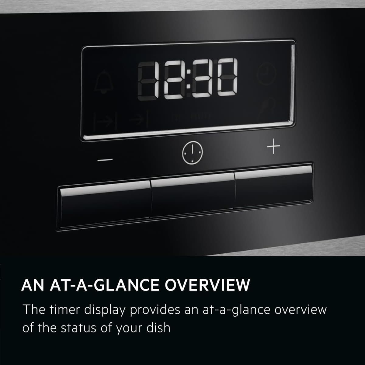 AEG 6000 Series SurroundCook Built In Oven, BSX23101XM, 65L, Aqua Clean, LED Display, Multilevel Cooking, Stainless Steel, Anti-fingerprint, Grill,Defrost, Moist Fan Baking, A — view 5