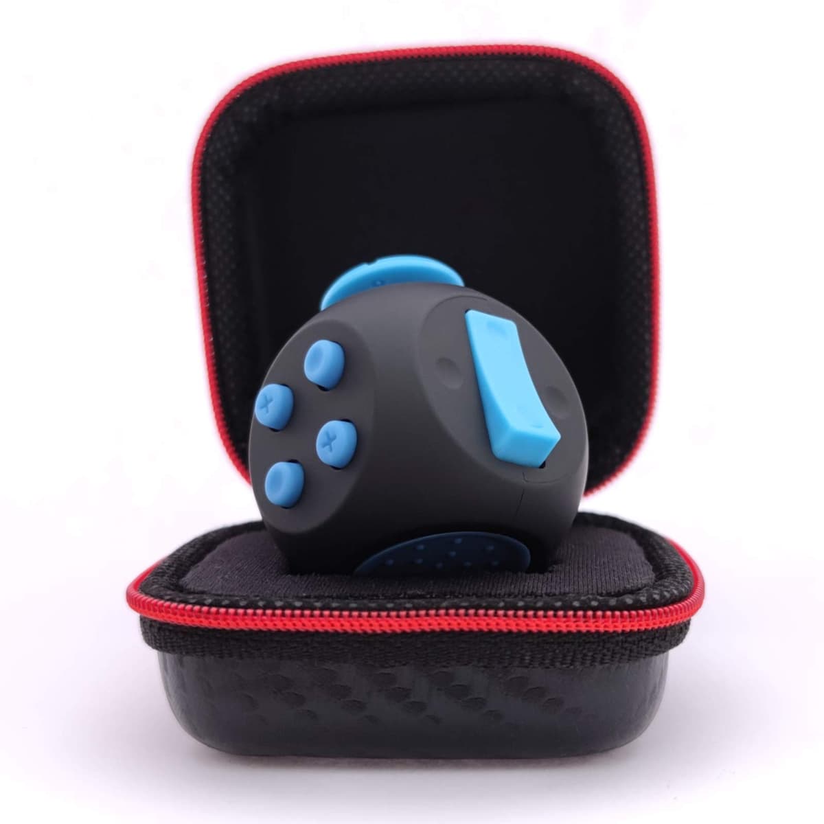 PILPOC theFube Cubo Antiestrés Fidget Cube - Juguetes Sensoriales Adultos y Niños - Juguetes Antiestrés Ansiedad, TDAH, Autismo - Fidget Toy con Lados Silenciosos y Lados de Clics [Negro y Dorado] — view 11