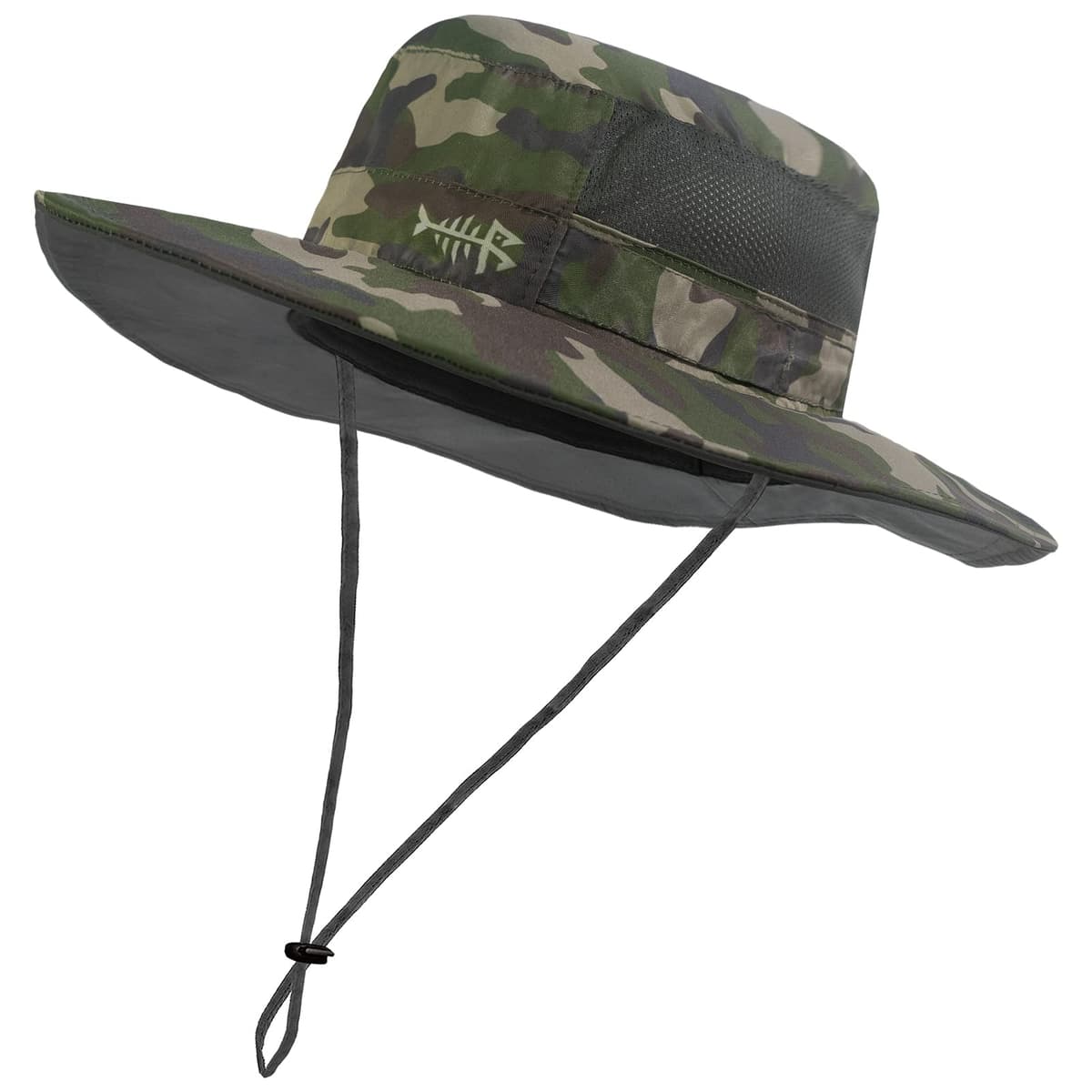 Bassdash UPF 50+ Sombrero de Pesca Solar Resistente al Agua con Solapa de Cuello Desmontable — view 14