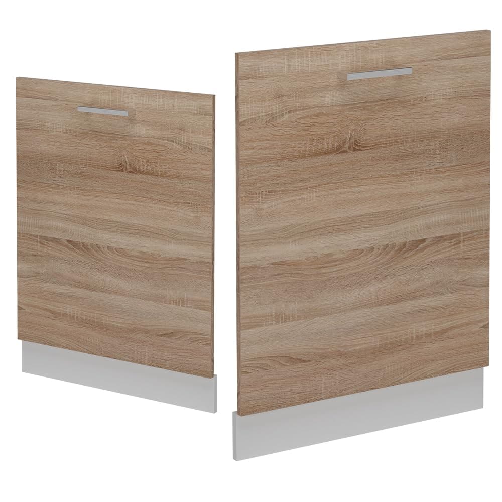 Vicco Panel Frontal del lavavajillas R-Line, Sonoma, 60 cm sin encimera, para combinación Libre Dentro de Sistemas de Cocina modulares — view 4