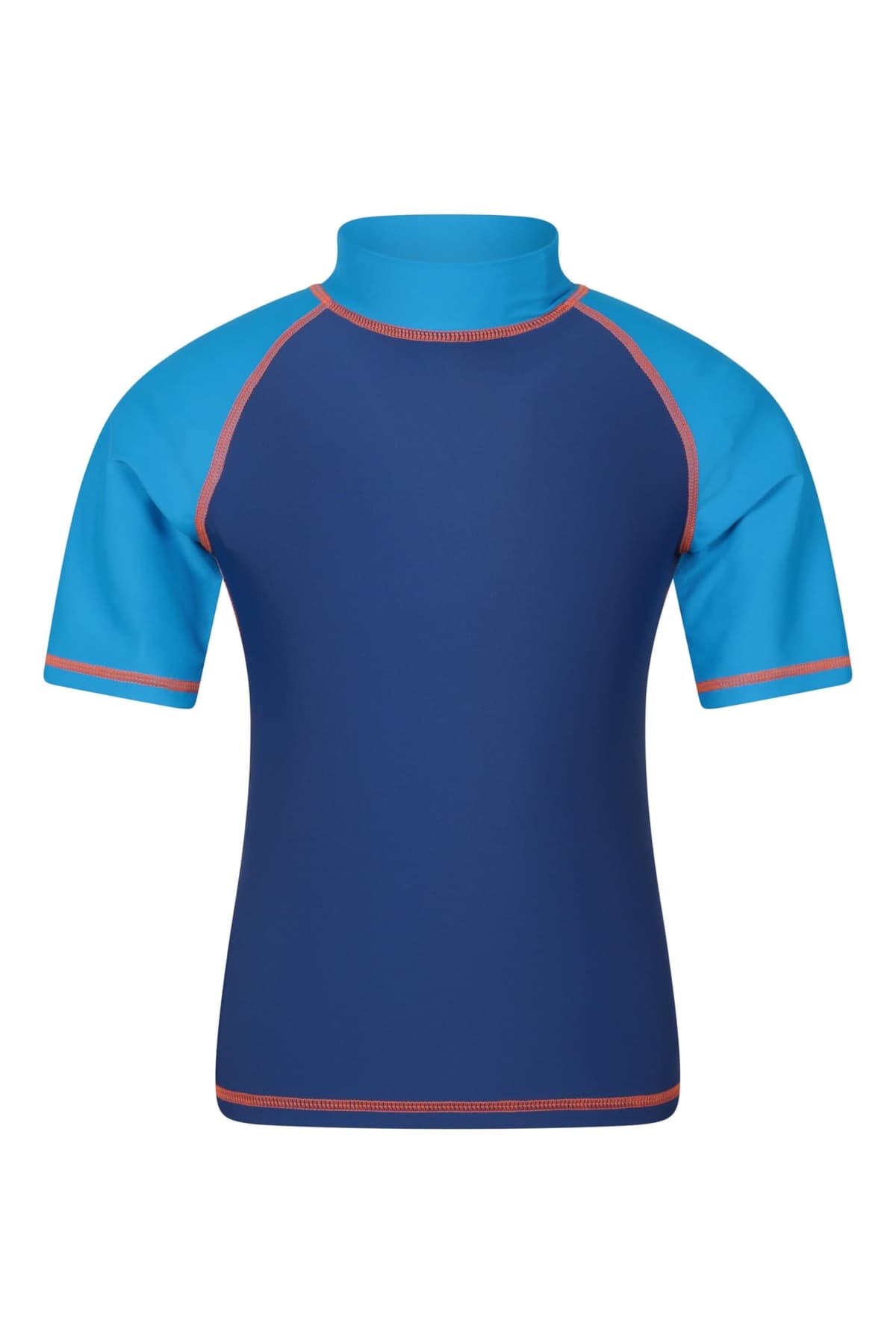Mountain Warehouse Short Sleeves Kids Rash Vest - UPF50+ Sun Protection Rash Guard, Fast Dry, Flat Seams Childrens Top - for Spring Summer, Swimming