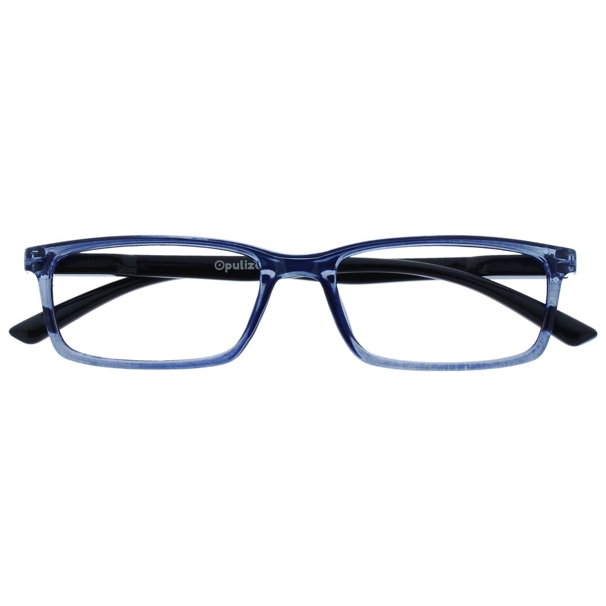 OPULIZE SEE Blue Light Blocking Reading Glasses for Men Women Anti Glare Lenses UV Protection Rectangular, 3 Pack - Black/Brown/Blue — view 49