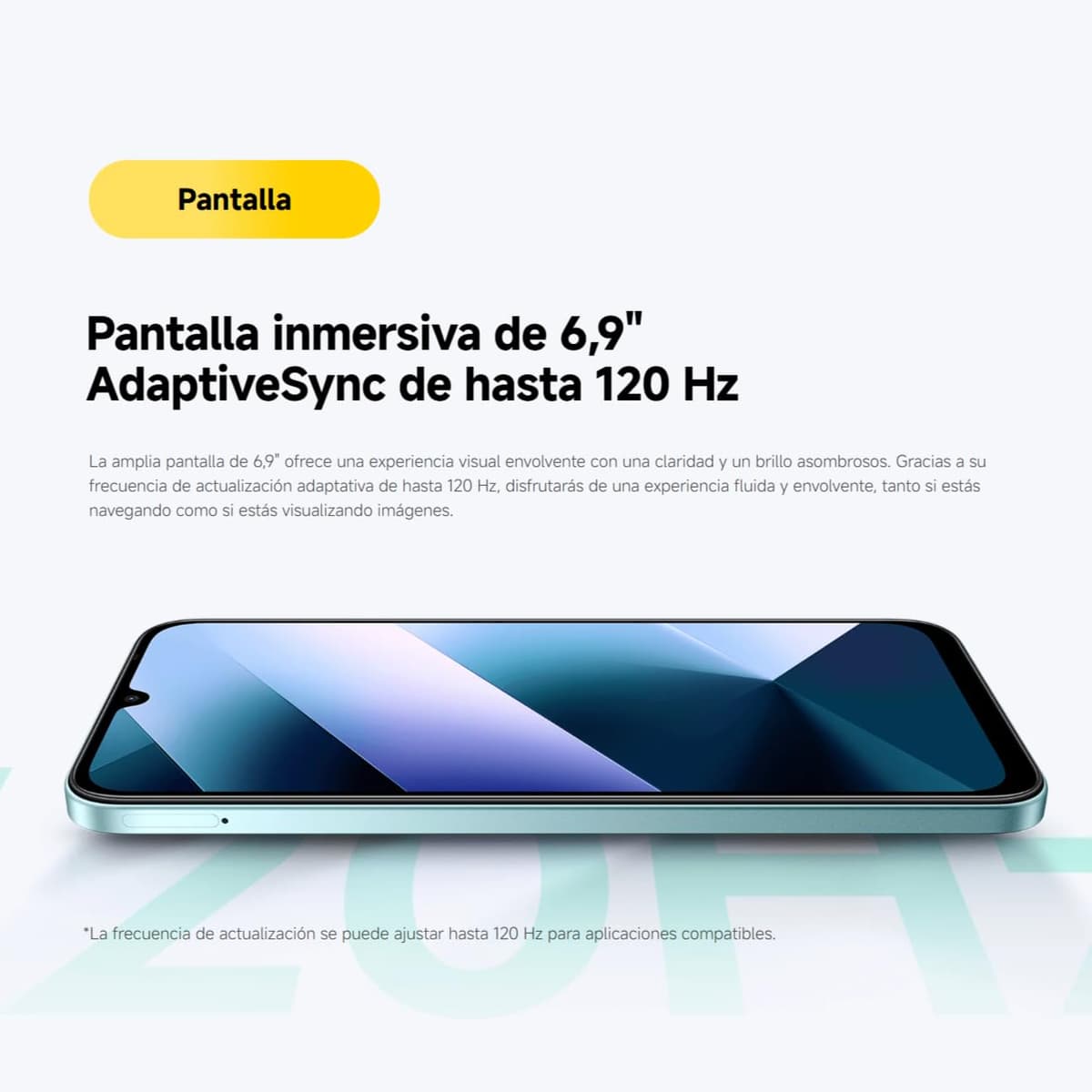 XIAOMI POCO C85 - Smartphone de 8+256GB, Cámara Dual de 50MP con AI, Pantalla inmersiva de 6,9”, Potente procesador Octa-Core, Carga rápida de 33W, 6000mAh, Cargador no Incluido, Negro (Versión ES) — view 7