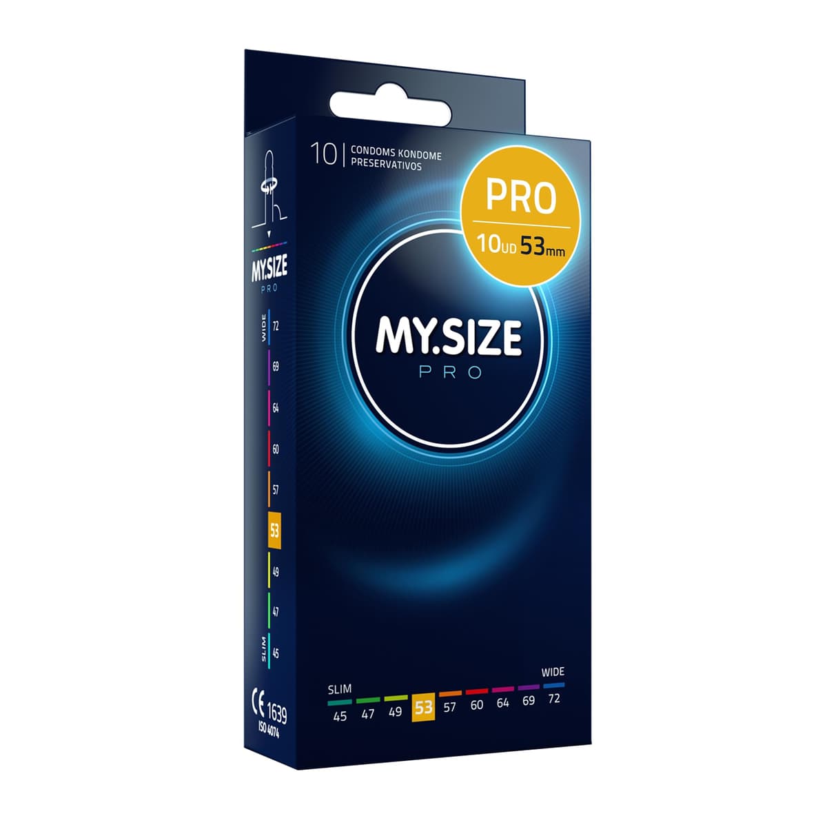 MY.SIZE PRO Condones ÉLITE, talla 5, 60 mm, XL, 10 piezas - Látex Vytex extra puro, fácil de abrir — view 45