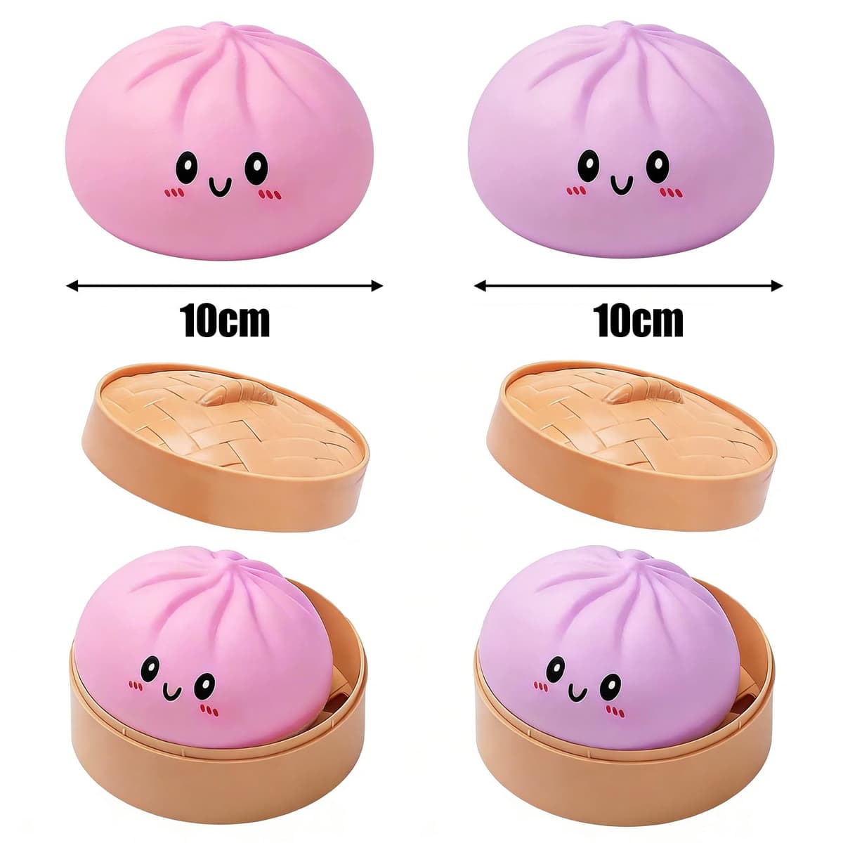Glitter Dumpling Sorpresa Jguete Dmplings Mystery con Caja Vaporera (Morado) — view 4