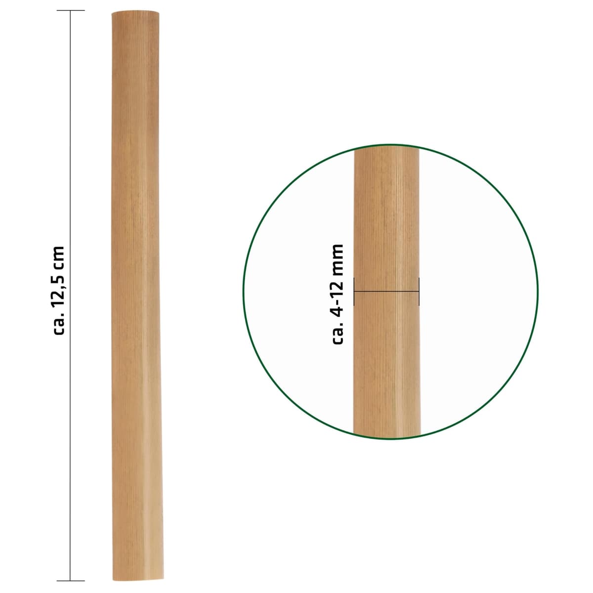 GARDIGO® Tubos de bambú para Hotel de Insectos, 150 Unidades, Tubos de anidación de bambú para Abejas Silvestres, Accesorios para casa de Insectos, Hotel de Abejas, casa de Abejas Silvestres, caña de — view 3